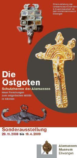 Ausstellungsprospekt Ostgoten und Alamannen